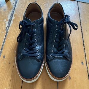 Allen Edmonds Black Leather Sneakers